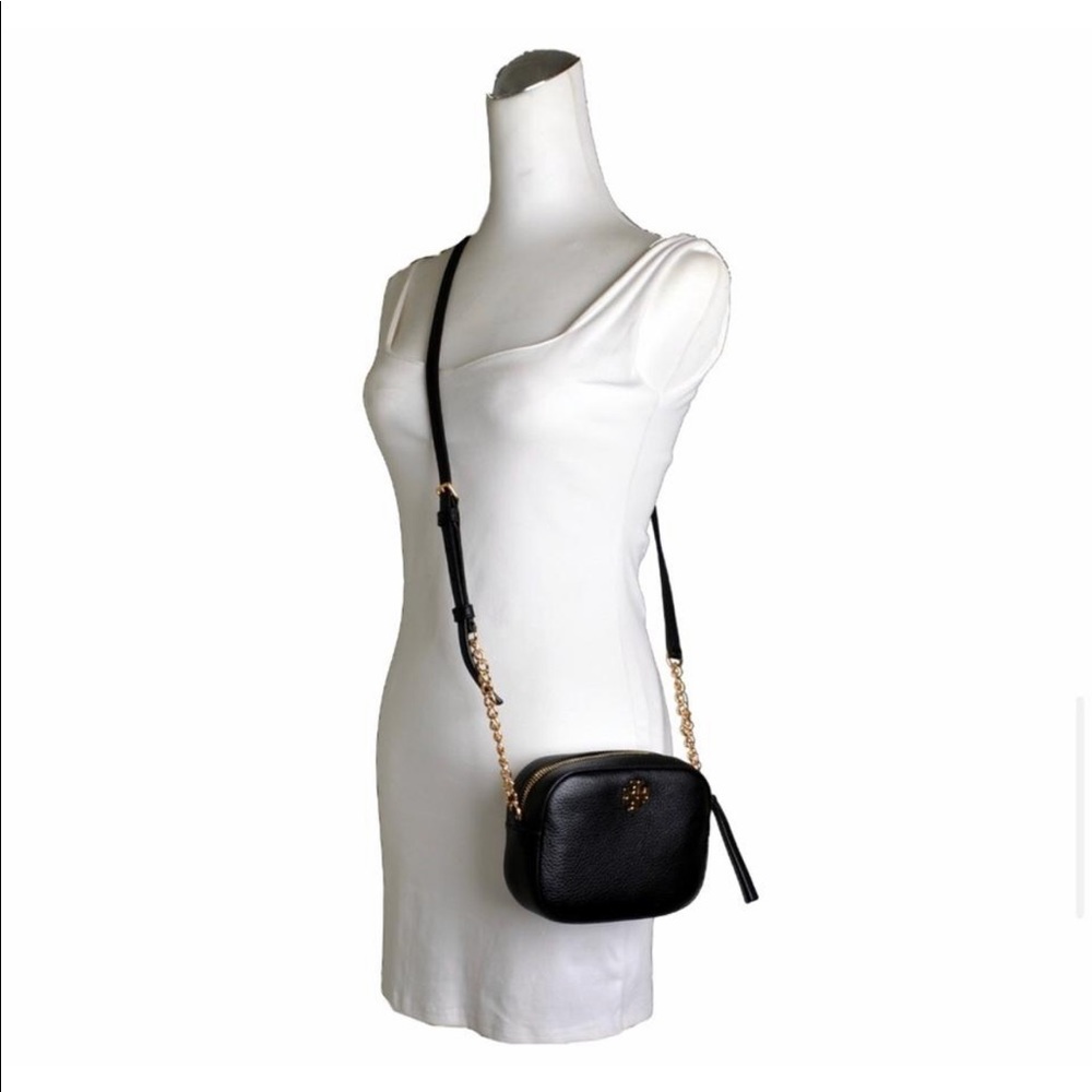 ▫️NEW▫️ Tory Burch Logo Round Cross body Bag Gray - Picture 3 of 4